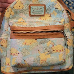 Loungefly Pokemon Pikachu Mint Leaves Mini Backpack